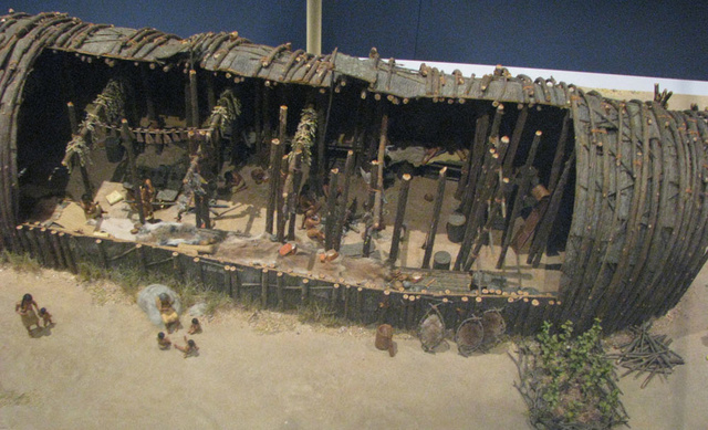 Mantlei ház makettje a torontói Királyi Múzeumban