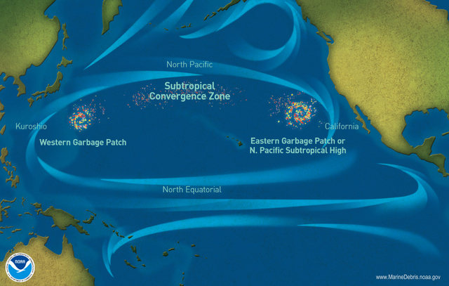 2010-es grafika a nagy csendes-óceáni szemétszigetről