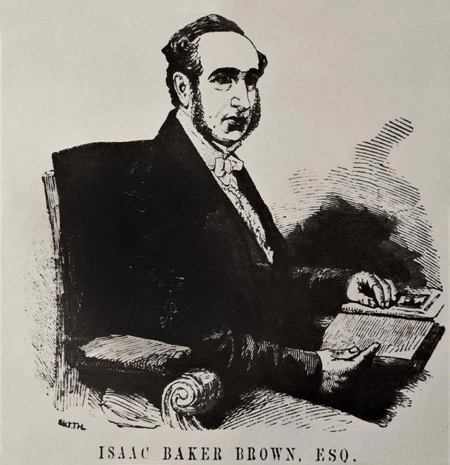 Dr. Isaac Baker Brown portréja