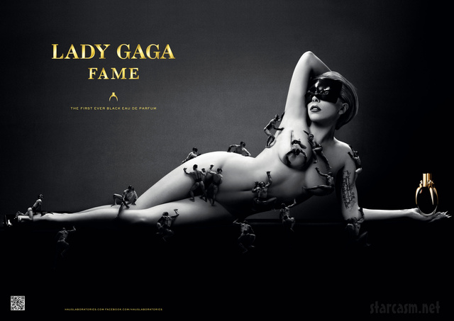 Lady Gaga Fame perfume ad