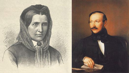 Csajághy Laura és Vörösmarty Mihály