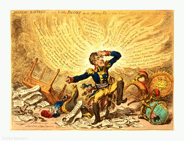 Az ominózus 1803-as karikatúra Napóleonról