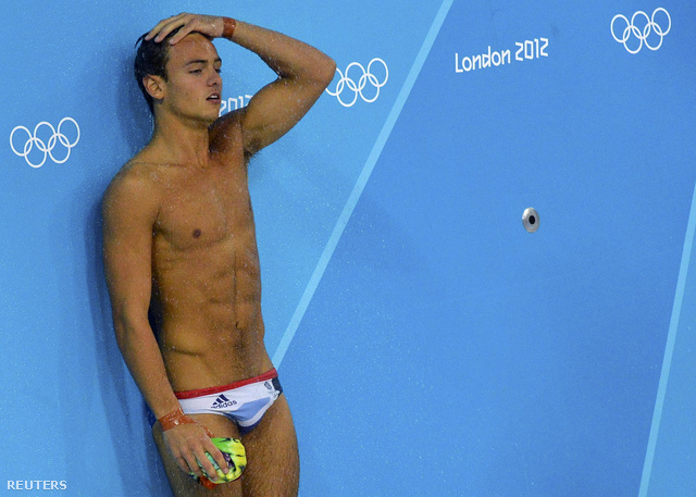 Thomas Daley a zuhany alatt