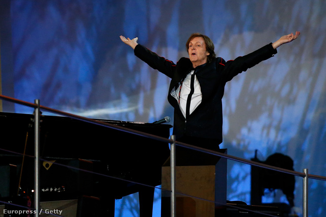 Sir Paul McCartney a megnyitó ceremónián