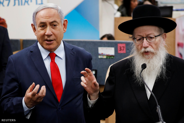 Benjámin Netanjahu és Jákob Litzman