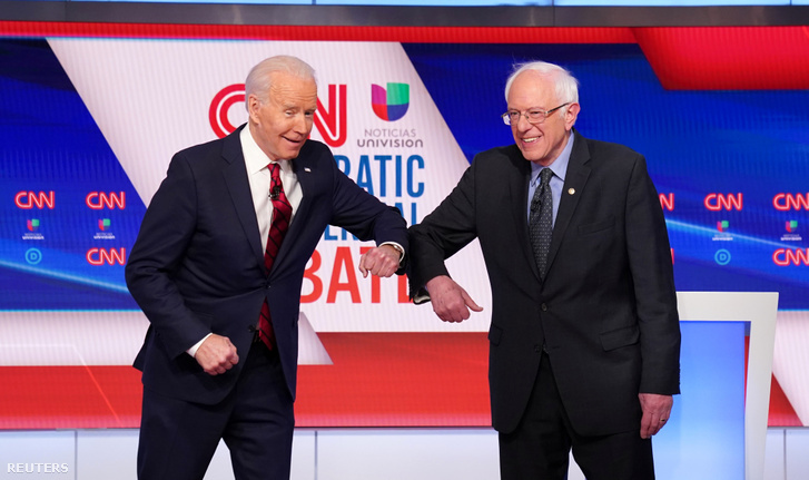 Joe Biden és Bernie Sanders