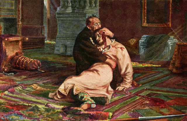 Rettegett Iván és fia Repin híres festményén