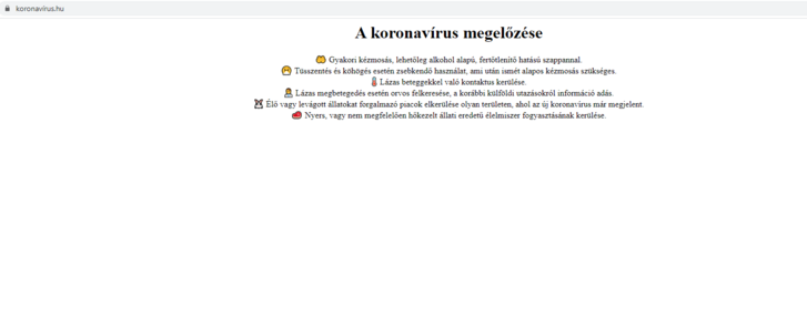 A koronavírus.hu február 26-i állapota