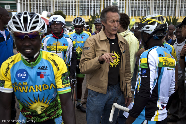 Jonathan Boyer és a ruandai kerékpárcsapat