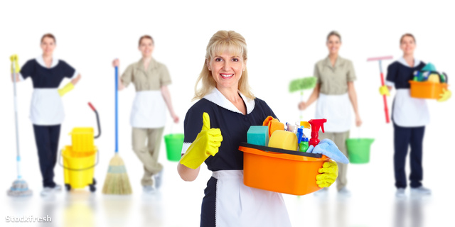 stockfresh 1355497 cleaner-maid-woman sizeM