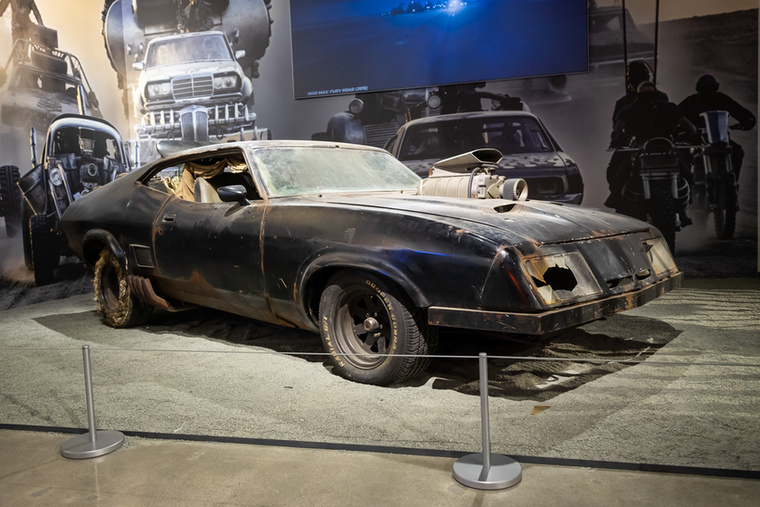 Max Rockatansky, azaz Mad Max 1973-as Ford Falcon XB GT kupéja már a 2015-ös epizódból, a Harag útjából