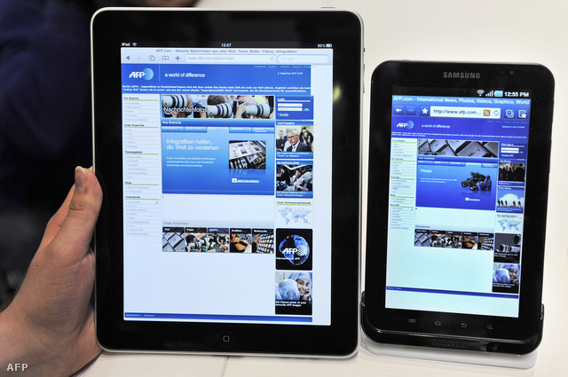 Apple iPad és Samsung Galaxy Tab