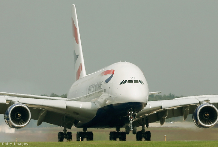 A British Airways egyik A380-asa