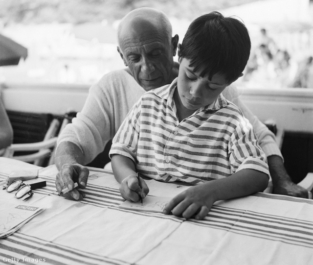 Picasso és Claude fia 1955-ben