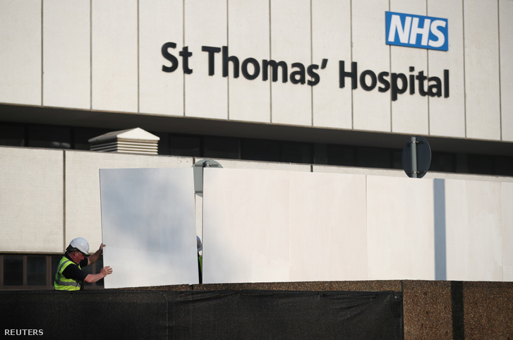 St. Thomas kórház, ahol Boris Johnson miniszterelnököt kezelik Londonban