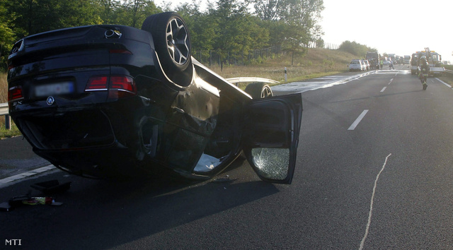 A BMW X6-os a baleset után