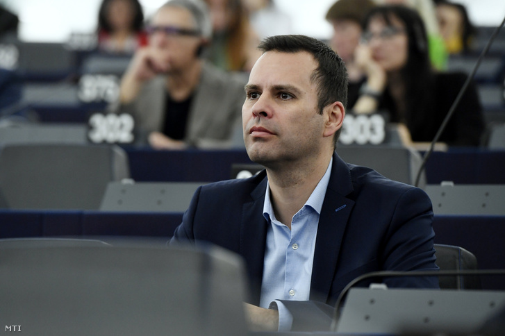 Molnár Csaba a Demokratikus Koalíció (DK) képviselõje az Európai Parlament (EP) plenáris ülésén Strasbourgban 2019. július 16-án.