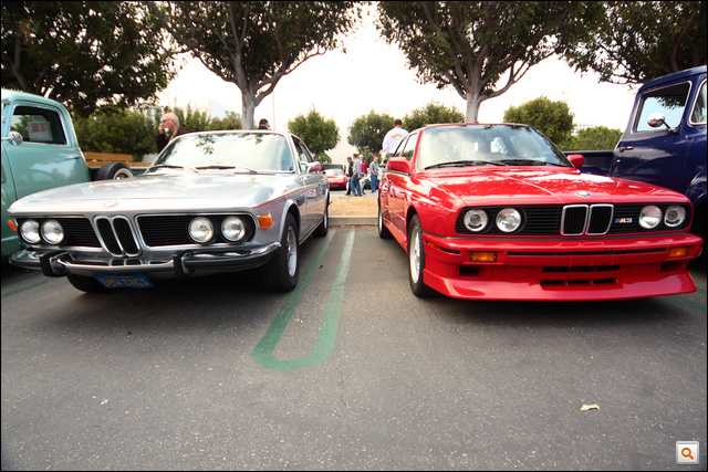 Az egyik legszebb (E9) és mellette az egyik legjobb (E30 M3) BMW