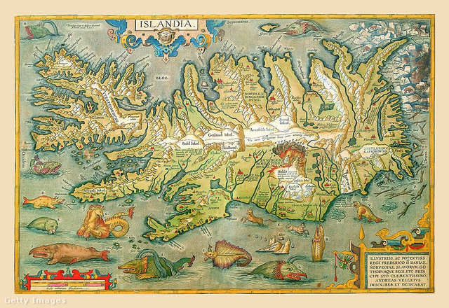 Izland és bestiái egy 17. századi térképen