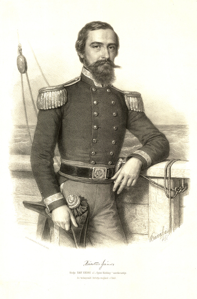 Xántus portréja 1861-ből