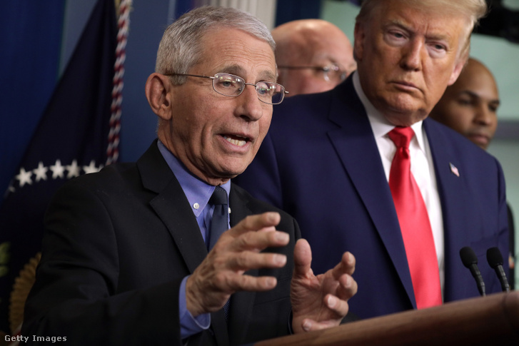 Anthony Fauci és Donald Trump