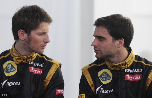 Romain Grosjean és Jerome D'Ambrosio