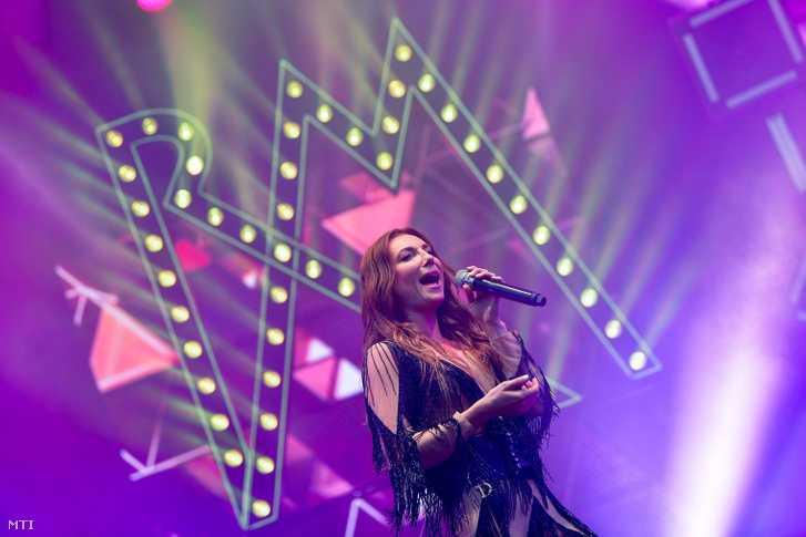Rúzsa Magdi énekes a debreceni Campus Fesztiválon 2019. július 20-án