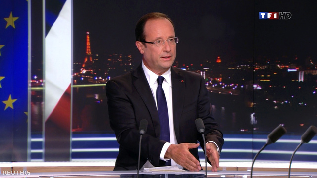 Francois Hollande televíziós beszéde a 2013-as költségvetésről.
