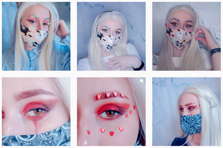 Egy blogger variációi maszkra és sminkre