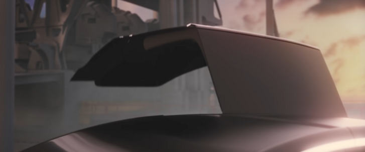 A SpaceX animációs filmjében a fölfelé nyíló autóajtó Teslára utalt