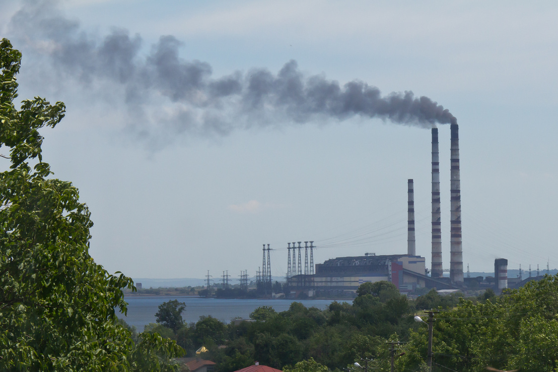 A Burstin szénerőmű Ukrajnában