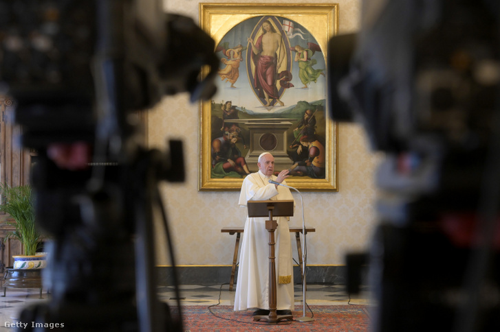 Ferenc pápa 2020. május 10-én tartott, online közvetített Úrangyala imádsága