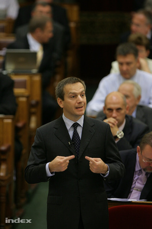 Bajnai Gordon 2009-ben a parlamentben