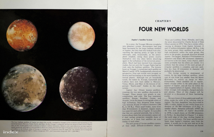 A Jupiter Galileo-holdjai a Voyage To Jupiter kiadványban (NASA, Washington D.C., 1980.)