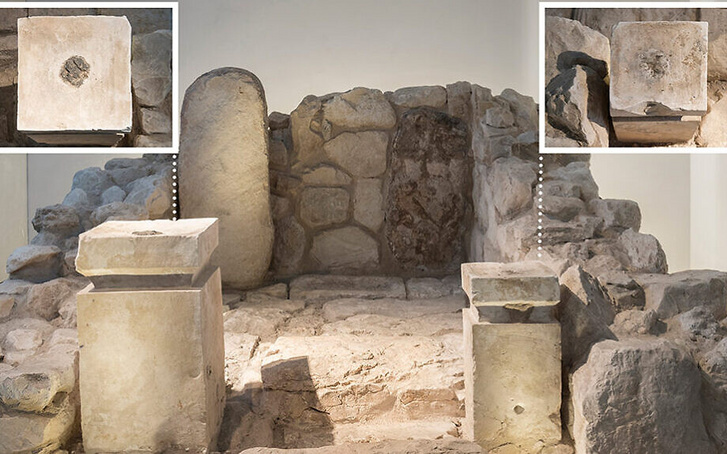 Két oltár az izraeli templomban