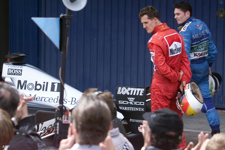 Michael Schumacher és Giancarlo Fisichella (1999)