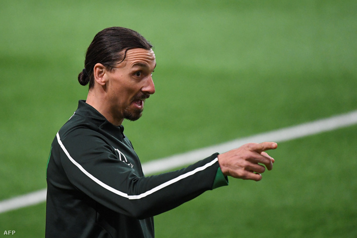 Ibrahimovic a Hammarby egyik április edzésén