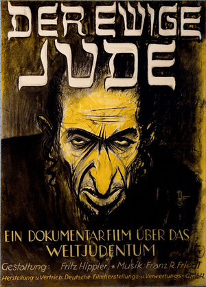 Az örök zsidó című náci propagandafilm plakátja
