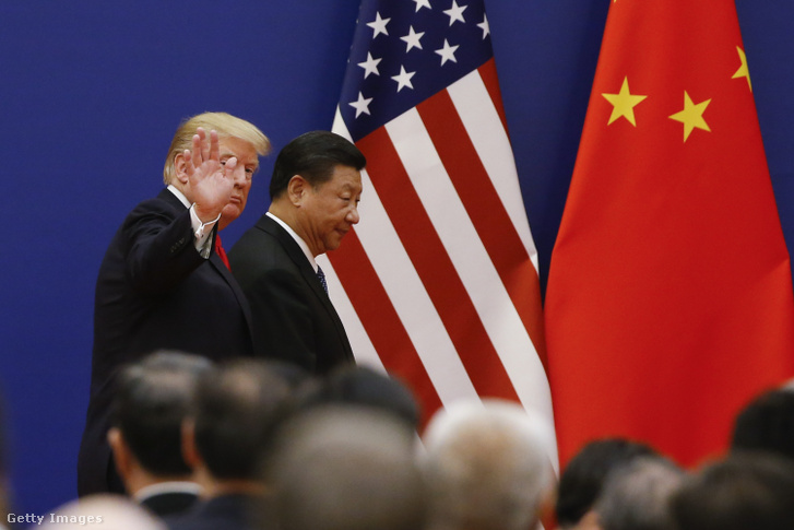 Trump és Hszi Csin-ping Pekingben 2017 novemberében
