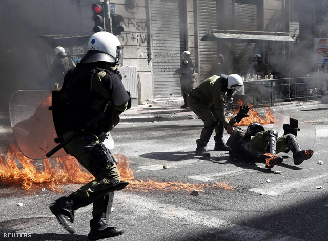 Rohamrendőrök Athénban