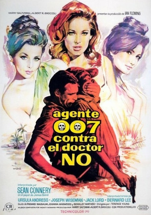 A Dr. No ponyvákat idéző plakátja 1962-ből