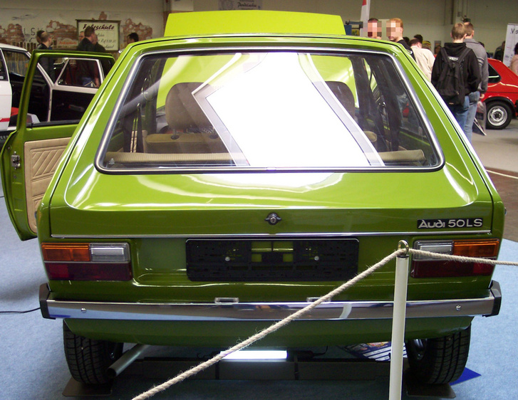 Audi 50 LS 1974 green h TCE