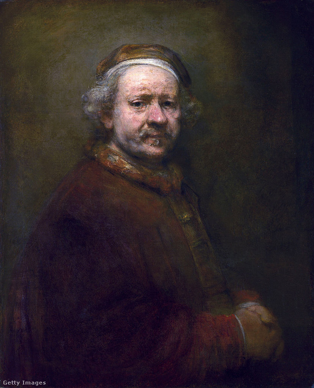 Rembrandt egyik utolsó önarcképe