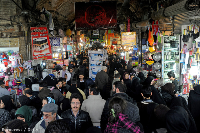 Bazársor Teheránban