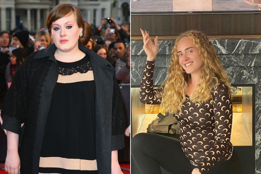 Adele 2008-ban és 2020-ban. Mintha két teljesen más ember nézne vissza ránk a képekről.