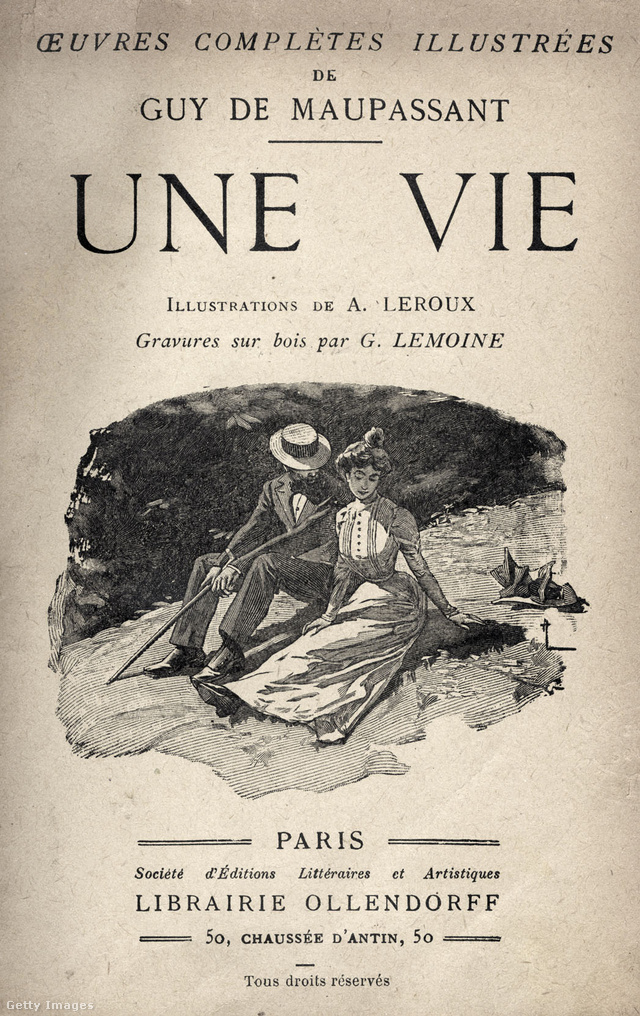 Az Egy asszony élete eredeti, francia nyelvű kiadása