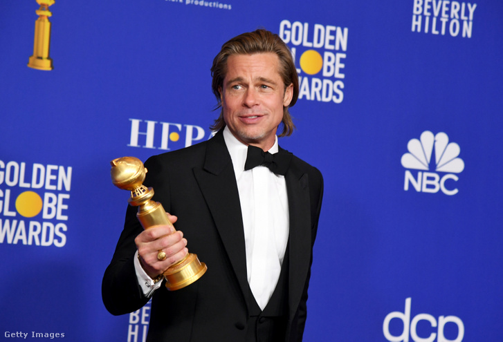 Brad Pitt a 2020-as Golden Globe-díjátadó után