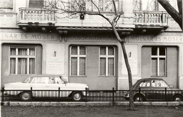 A Bartha család háza és laboratóriuma a Károlyi kert közelében (MaNDa/MKVM)