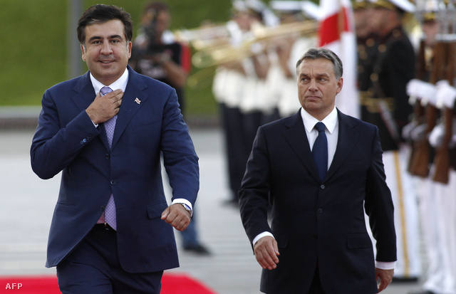 Szaakasvili és Orbán