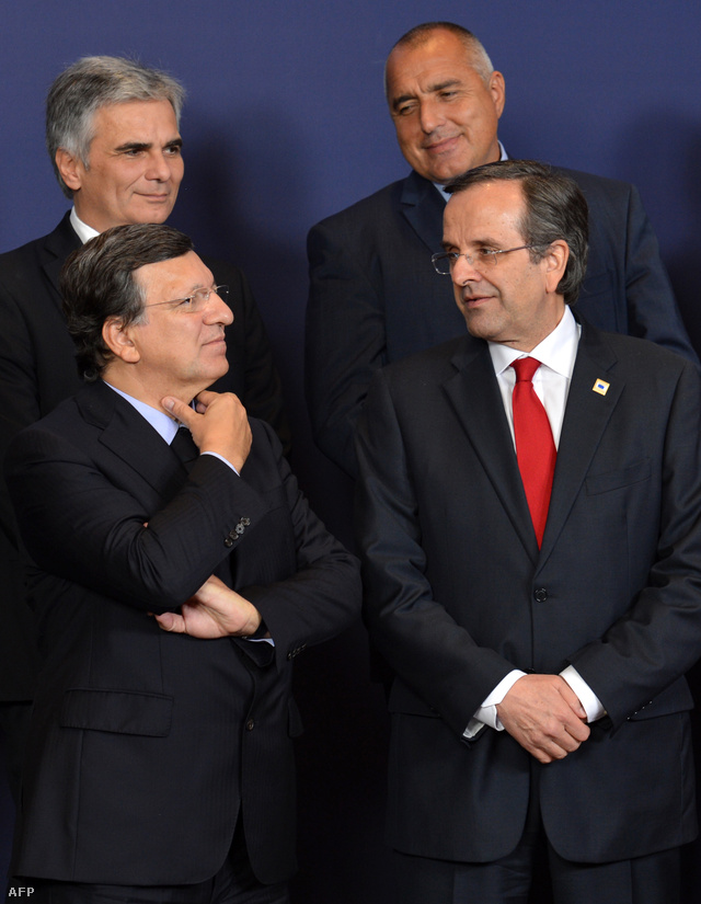 Barroso és Szamarasz (előtérben)